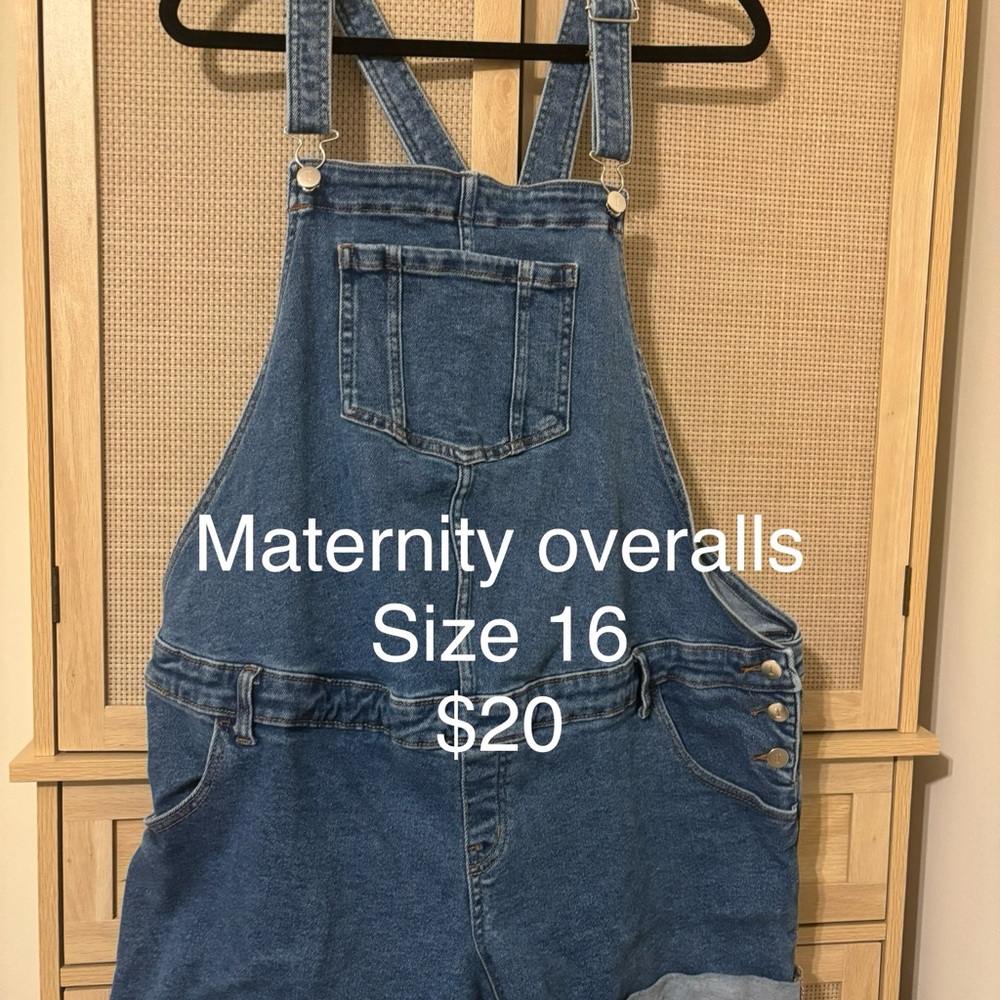 Target Women's Blue Jeans Overalls